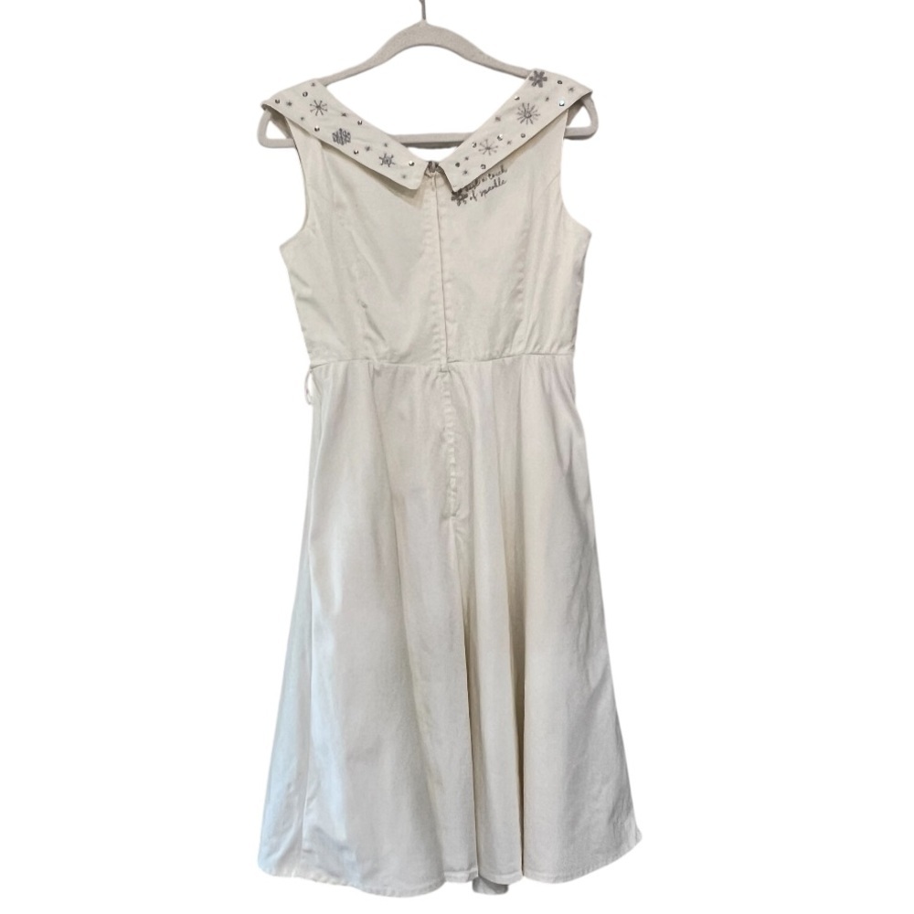 Disney Dress Shop Castle Holiday Dress Snowflake Sparkle Medium - Picture 5 of 13